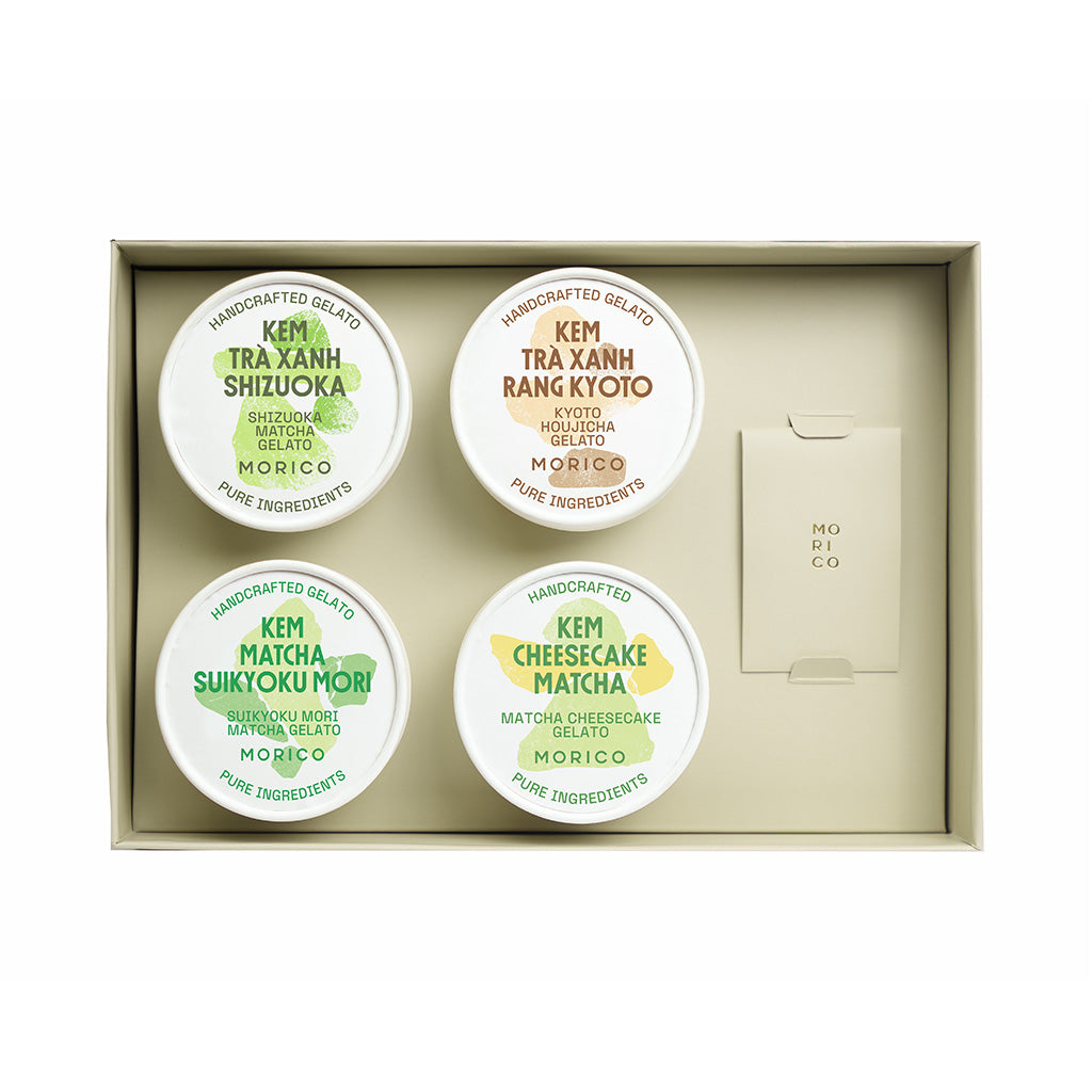 Morico Japanese Premium Tea Gelato Gift Set