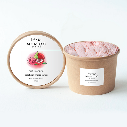 SPECIAL. Raspberry Lychee Sorbet 260ml (Không sữa | Not contain dairy ingredients)