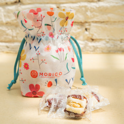 Túi kẹo nougat táo đỏ kẹp hạt 135gr