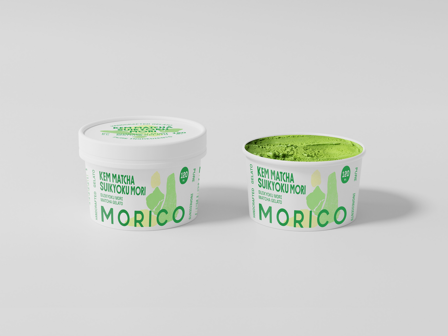 Matcha Reverie Combo: 03 Matcha Gelato Cups 120ml