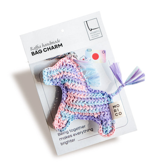 Raffia Handmade Bag Charm (màu ngẫu nhiên)