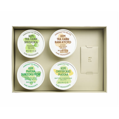 Morico Japanese Premium Tea Gelato Gift Set