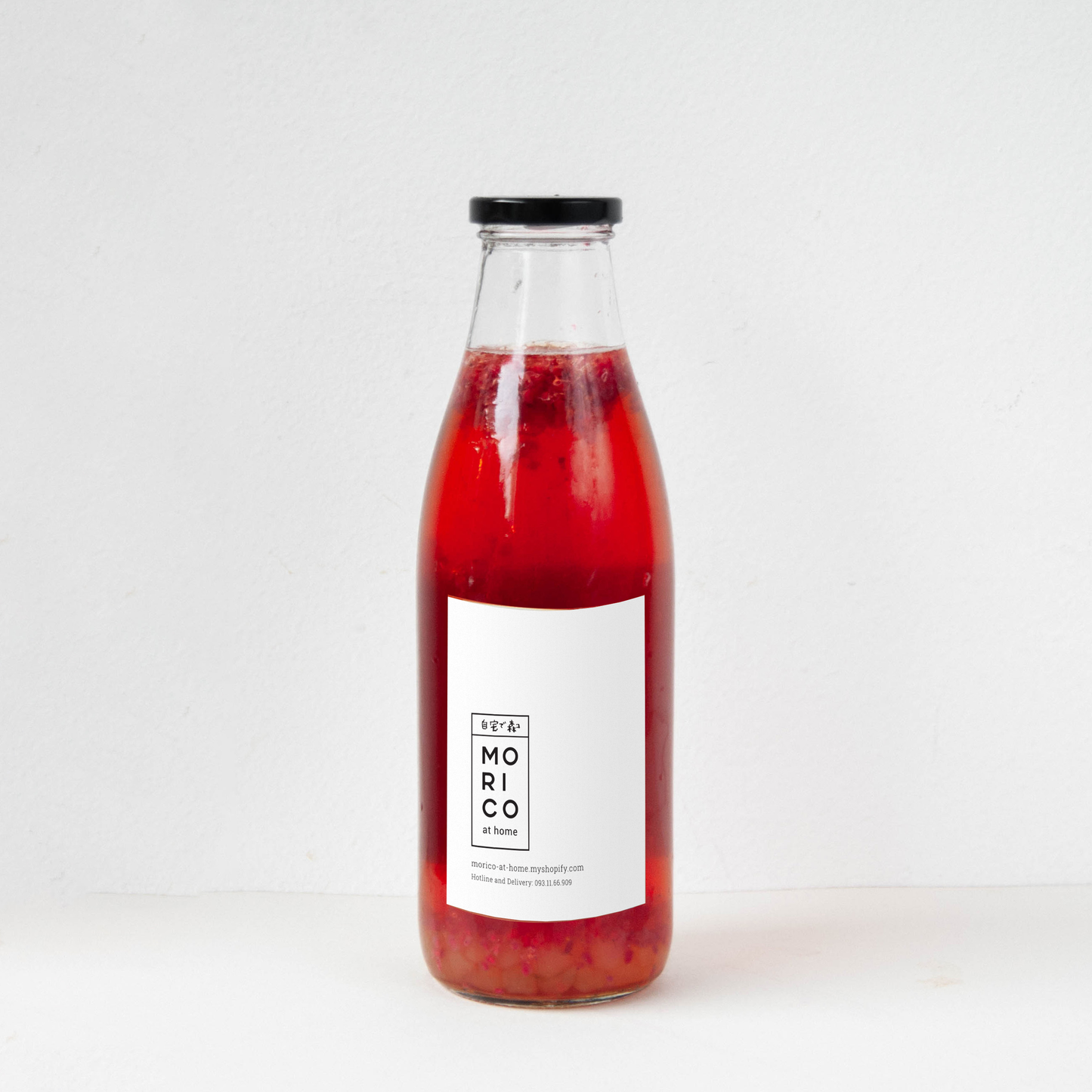 Iced Four Red Fruits Bubble Tea Bottle 250ML/ 1L