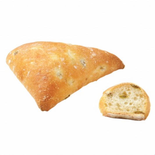 PART-BAKED BREAD. Green Olives Bread Lenotre 45gr x 3pcs | 3 bánh