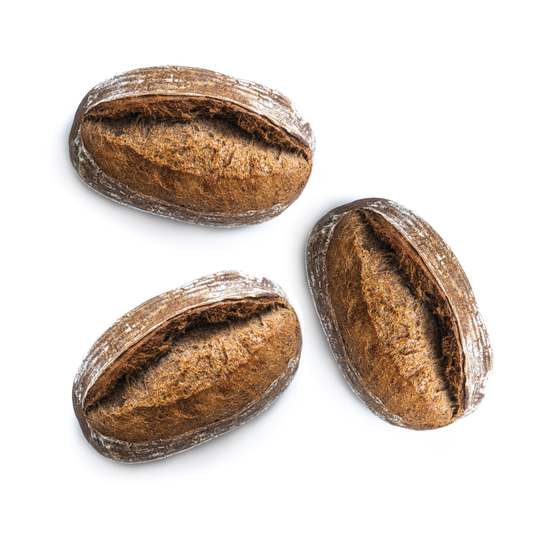 PART-BAKED BREAD. Individual Rye Bread 50gr x 3pcs | 3 bánh